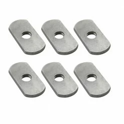 Vibe Track Nuts M6 X 1/2" Wide - 6 PK