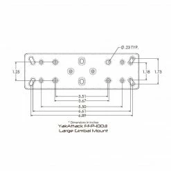YakAttack Rectangular Fish Finder Mount Fishfinder Mounts