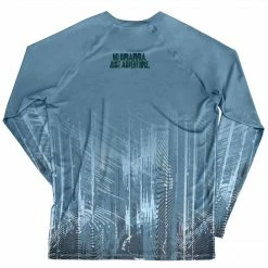 Shirts Vibe Performance Long Sleeve Shirt - Caribbean Blue Vibes