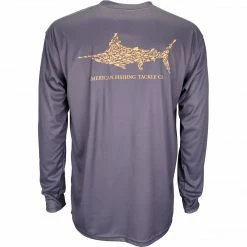 AFTCO Technical Jigfish Long Sleeve Shirt - Dark Plum Shirts