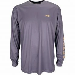 AFTCO Technical Jigfish Long Sleeve Shirt - Dark Plum Shirts