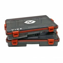 Vibe Waterproof 4 Clasp Tackle Tray (2 Pk)