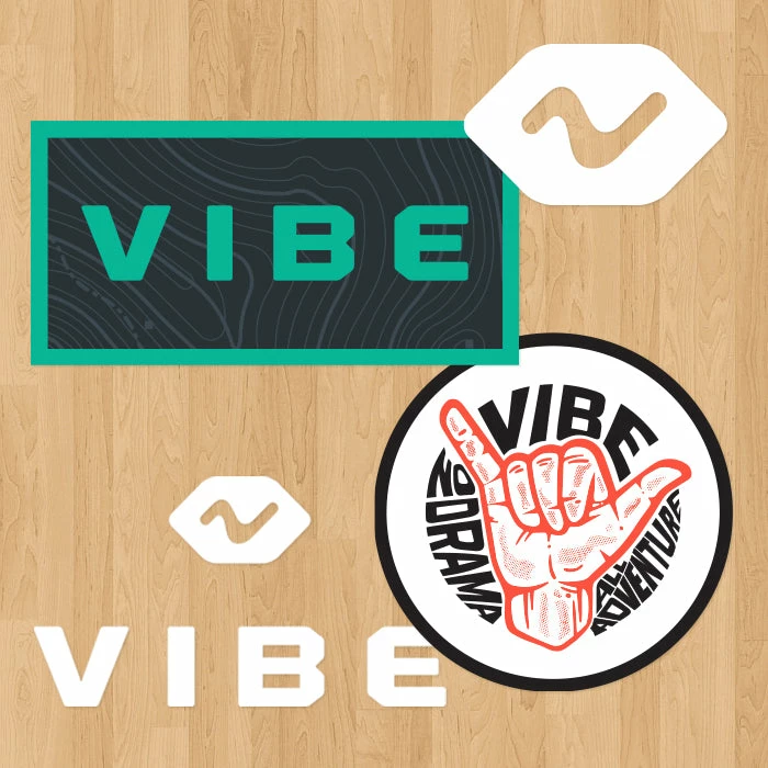 Stickers Vibe Sticker 4 Pack 4 Stickers Vibe Sticker 4 Pack