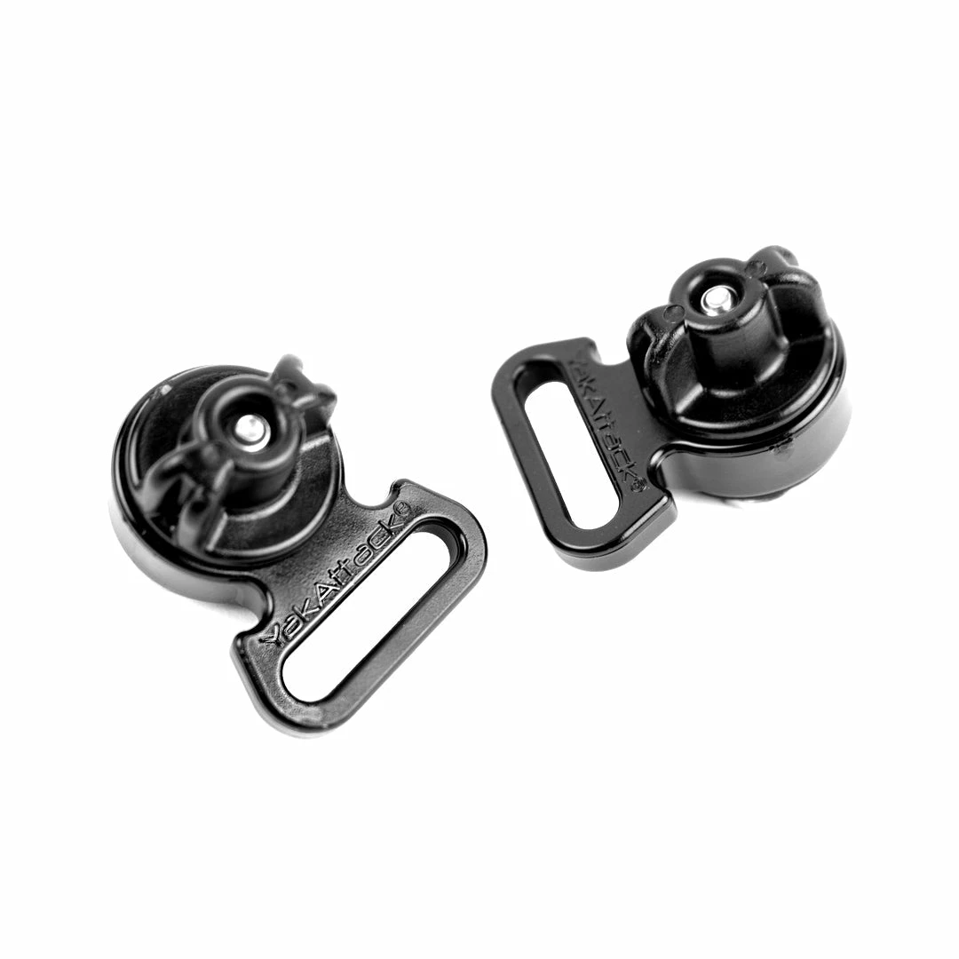 YakAttack Horizontal Tie Downs Track Mount - 2 Pack Straps + Leashes 3 YakAttack Horizontal Tie Downs Track Mount - 2 Pack Straps + Leashes