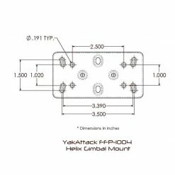 YakAttack Humminbird Helix Fish Finder Mount 19 YakAttack Humminbird Helix Fish Finder Mount
